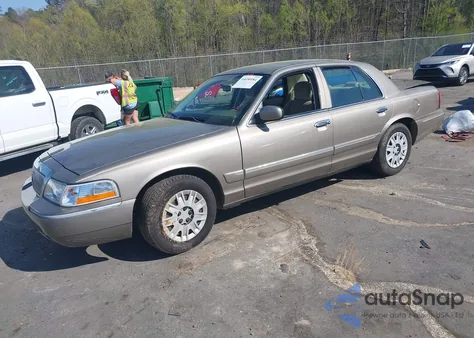 2005 Mercury Grand Marquis Gs z USA, uszkodzony, nr VIN 2MEFM74W85X669839